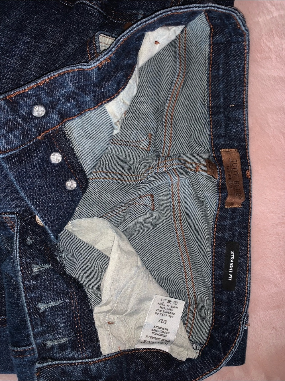 Judy Blue Dark Blue Straight Leg Jeans